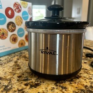 Rival Stainless Steel Mini Crock Pot